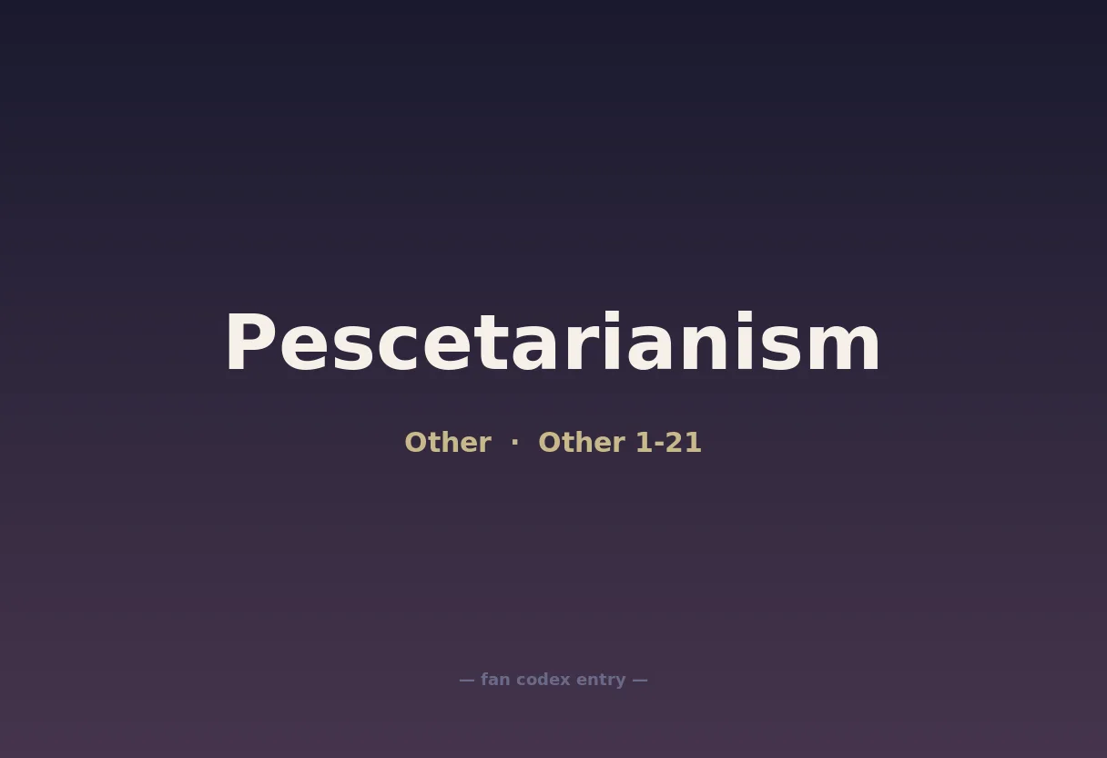 Pescetarianism
